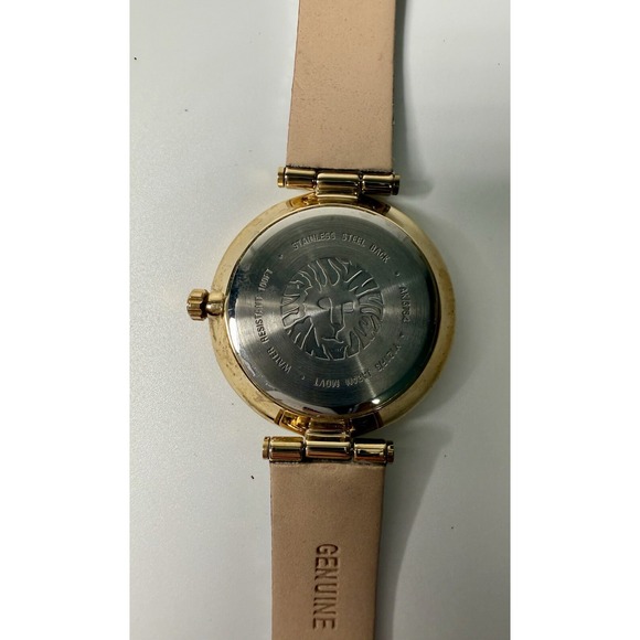 Anne Klein Wristwatch Women OS Grey Gold Good Snakeskin Leather AN/3754 - Picture 7 of 11